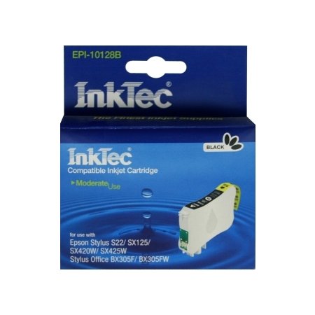 Картридж EPI-10128B = Black S22/ SX125/ SX130/ SX420W/ SX425W Stylus Office BX305F/ BX305FW, InkTec
