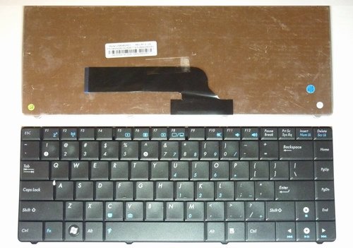 Клавиатура для ноутбука Asus F82, F82A, F82Q, K40, K40AB, K40AC, K40AD, K40AE, K40AF, K40AN, K40C, K40ID, K40IE, K40IJ, K40IL, K40IN, K40IP, K40E, P80, P80A, P80IJ, P80Q, P80VC, P81, P81IJ, X8, X8A, X8AC, X8AE, X8AIJ, X8IC, X8DIJ, X8W (rus черн.)