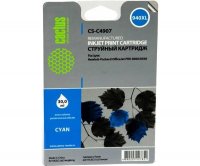 Картридж CACTUS  №940 XL (голубой) (CS-C4907) для  HP OfficeJet PRO 8000/8500