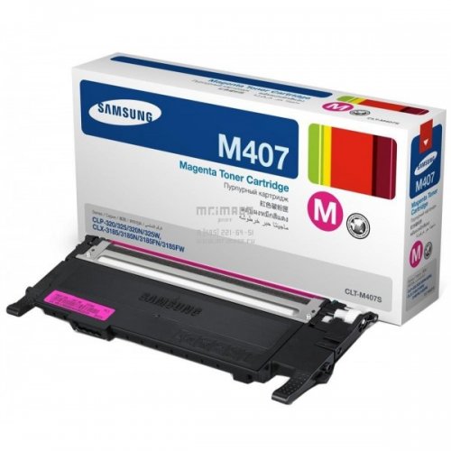  Samsung [CLT-M407S] (magenta,  1000 ,  CLP-320/325, CLX-3185)