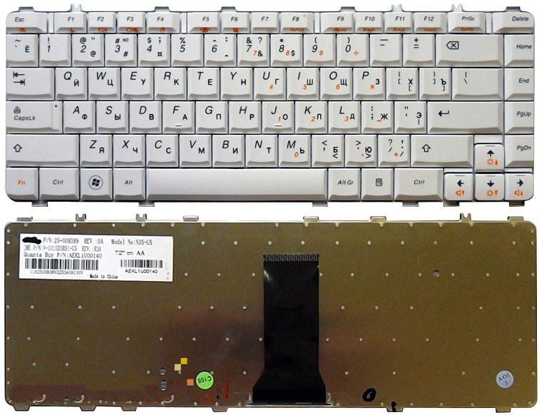 Клавиатура для ноутбука Lenovo C200, B460, Y450, Y450A, Y450G, Y450AW, Y460, Y460A, Y550, Y550A, Y550P, Y560, Y560A, Y560AT, Y560P, Y450-3M, Y450-4A plus-1, Y450-6A plus, Y460P, Y460-2-B, Y460-3A-B, Y460-3K-B, Y460-3KW-B, Y550-3C, Y550-3CWi, Y550-4A, Y550-4A plus, Y550-4A plus-1, Y550-4G, Y550-4DWi-B, Y550-4KB-B, Y550-4Wi, Y550-6A, Y550-6A plus-1, Y550P-3K-B, Y560A-i353, Y560A-i353G, Y560A-i354, Y560A-i454, Y560A-IFH, Y560A-IFI, Y560A-P602, Y560-I3A, Y560-I5A, Y560-i5A plus, Y560-I7A, Y560-3A, Y560-3K-B, Y560-3B, Y560-370A-3, Y560-380A-1, Y560-380A-2, Y560-380A-3, Y560-460A-3, Y560-480A-1, Y560-480A-2, Y560-740A, Y560-P62A-1 (белая)