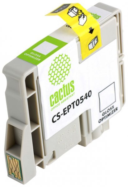 Картридж CACTUS CS-EPT05404 для Epson Stylus Photo R800/ R1800 (для создания глянцевого покрытия), прозрачный, 16.5 мл