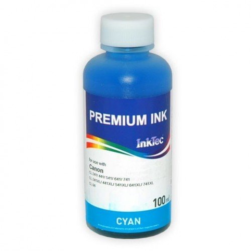 Чернила для Canon C5041-100MC (Cyan, CL-441, 441XL,CL-446C) 100мл InkTec