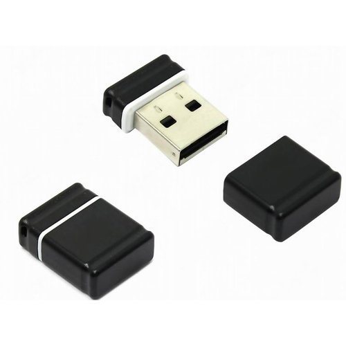 - 16Gb QUMO Nano Black [USB 2.0, ]