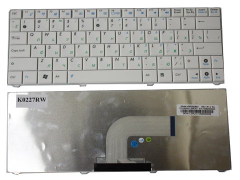 Клавиатура для ноутбука Asus N10, N10E, N10J (rus бел., )