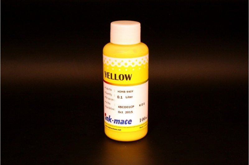 Чернила Ink-mate HIMB-940Y HP Yellow - 100ml 004-1070