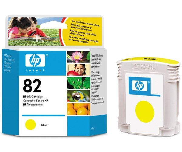  N82 [ C4913 ] (yellow, 69 ml,  HP DesignJet-500/800/815mfp)