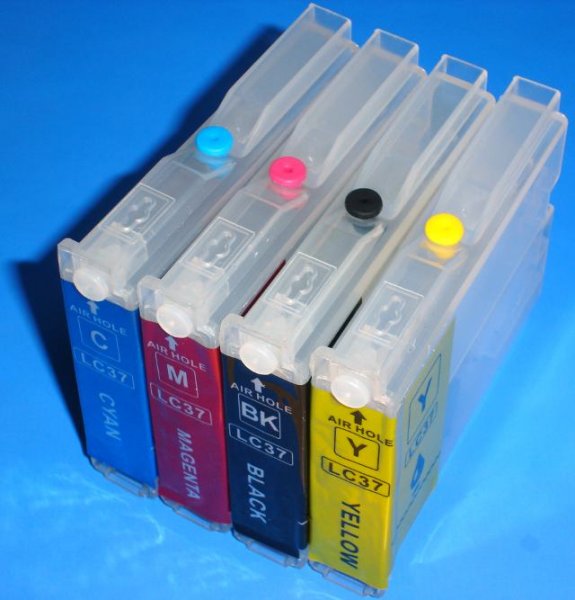 .  Re-LC37 LC37/970 for Brother DCP-130C/ 150C/ 350C/ 750CN, MFC-230C/ 440CN/ 660CN/ 850CDN/ 850CDWN  4