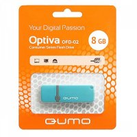-  8Gb QUMO [Optiva 02, Blue USB 2.0]