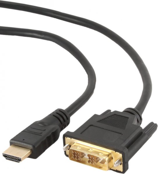  HDMIm-DVIm 10 VCOM, single link, gold, 