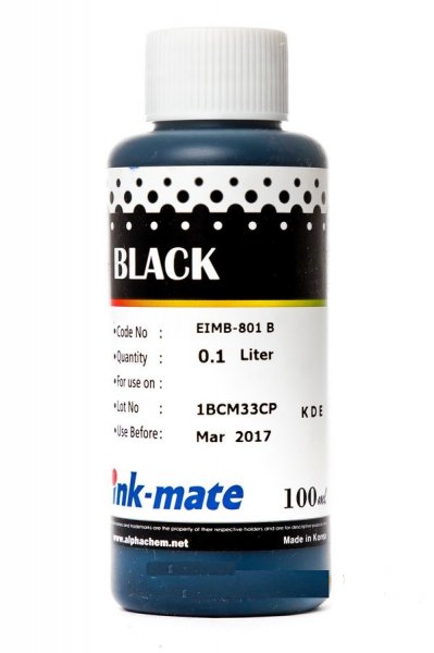 Чернила для Epson L800, L805 Ink-mate EIM-801B Black - 1L 004-1747
