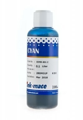 Чернила для Epson L800, L805 Ink-mate EIM-801C Cyan - 1L 004-1748