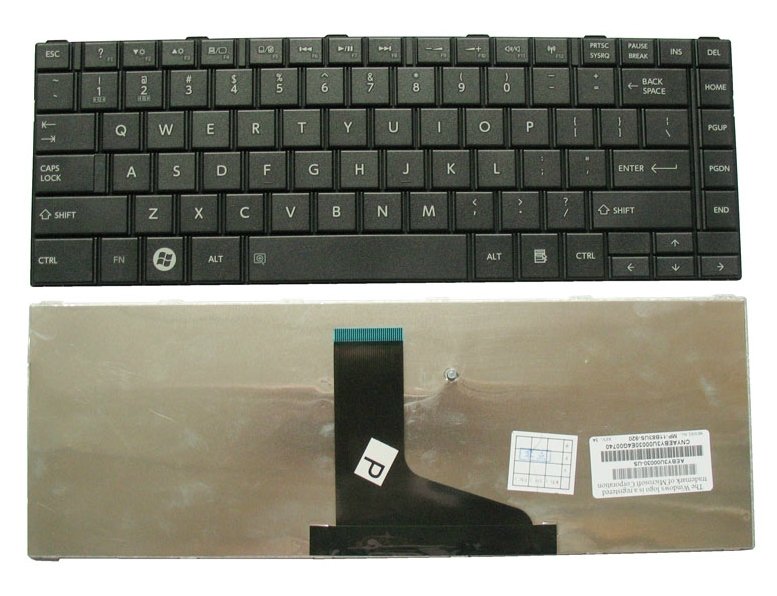 Клавиатура для ноутбука Toshiba L800 L805 C805D M805 C800 L840 C830 M800 M840 черная