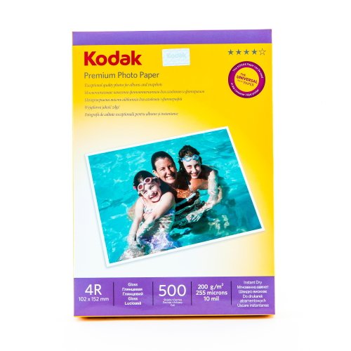 Фотобумага Kodak Глянцевая 200г/м2 500 листов 4R (10,2x15,2)
