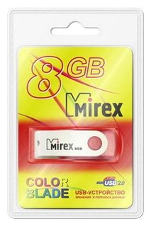 -  8GB Mirex SWIVEL White ()