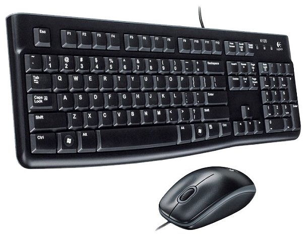   +  Logitech Desktop MK120 (Black, USB) [ 920-002561 ]