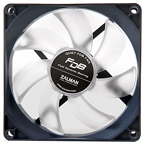 Вентилятор ZALMAN ZM-F2 FDB(SF) (92x92x25mm, 3pin, Sleeve,1500rpm, анти-вибро крепеж)