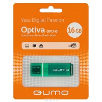 - 16Gb QUMO [Optiva 01, Green USB 2.0]