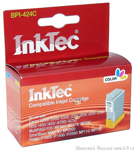  Canon  InkTec BPI-424 [S200, S300, MP360, MP370, MP390, PIXMA iP1000, iP1500, iP2000, MP110, MP130]