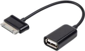  USB 2.0 OTG Gembird/Cablexpert A-OTG-AF30P-001 AF/BM30pin,   Samsung 0.15, 