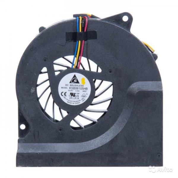 Вентилятор Asus N53JF N53 N73 N73JN KSB06105HB 4pin K73, N53, N73, X73, N75, N75S, N75SF, A73E, A73S, A73SD, K73E (4600531) (4600531)