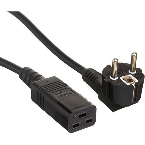 Кабель питания ExeGate Power PC19-1,8P (Евровилка Schuko->C19, VDE-250V-3*1.5mm2, медь, черный, 16А, 1.8м)