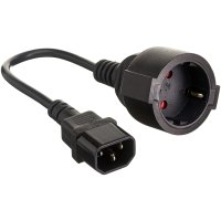 - (UPS->) ExeGate Power EC-30P (C14-> Schuko, VDE-250V-3*0.75mm2, 10A, , , 0.15)