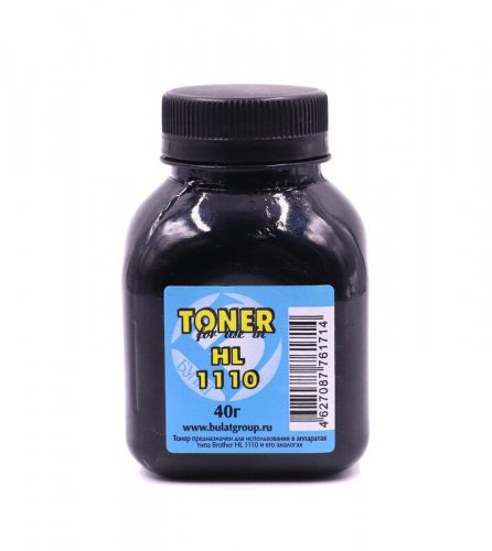 Тонер Brother HL-1110/1112 (TN-1075) банка 40г БУЛАТ