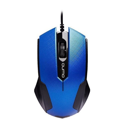 Мышь Qumo Office M14 (Blue, проводная, оптическая) USB