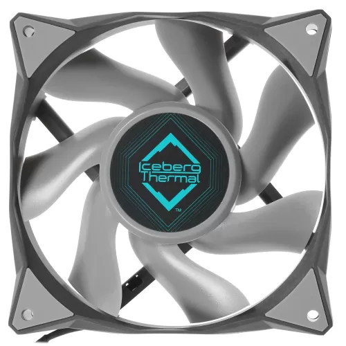���������� Iceberg Thermal IceGALE 120 Grey, �������� �������� 500-1850 ��/����, 35dBa, 12V 0.20A