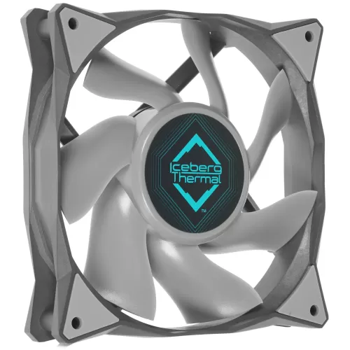 ���������� Iceberg Thermal IceGALE 120 Grey, �������� �������� 500-1850 ��/����, 35dBa, 12V 0.20A