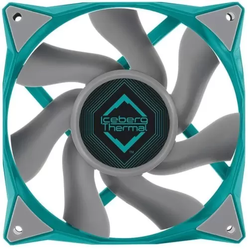 ���������� Iceberg Thermal IceGALE 120 Teal , �������� �������� 500-1850 ��/����, 35dBa, 12V 0.20A