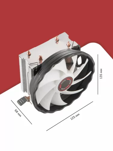 ����� 100W PWM Azerty RCA-100� (������ 145 ��, 4 pin) LGA1700, LGA1200, AM2, AM2+, AM3, AM3+, AM4, A