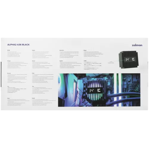 ������� �������� ���������� TDP 350W ZALMAN ALPHA2 SE A36 Black ������ AM4, AM5, LGA 1150, LGA 1151,