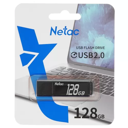 Флэш-накопитель128GB Netac USB 3.2 U351 Black