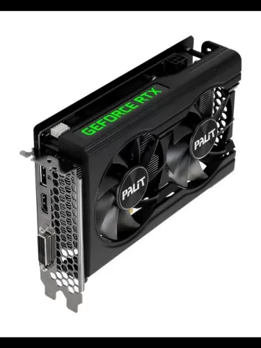 ���������� Palit GeForce RTX 3050 Dual NE63050018P1-1070D 8Gb 8 �� GDDR6, 128 ���, DisplayPort x3, H