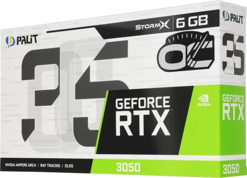 ���������� Palit GeForce RTX 3050 NE63050S18JE-1072F 6 �� GDDR6, 128 ���, DisplayPort , HDMI DVI