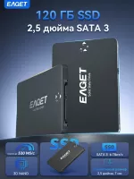 ������������� ���������� SSD 2.5 120Gb EAGET ( SATA3, R530 Mb/s, W500 Mb/s, 7mm ,TLC 3D NAND)