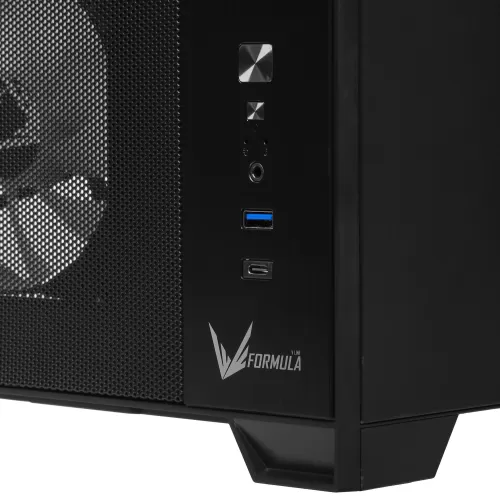 Корпус без блока питания Formula V Line Air Mesh G6 SA Black (3 вентилятора 120мм) Micro-ATX; Mini-I Корпус без блока питания Formula V Line Air Mesh G6 SA Black (3 вентилятора 120мм) Micro-ATX; Mini-I