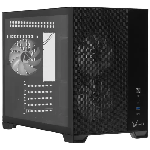 Корпус без блока питания Formula V Line Air Mesh G6 SA Black (3 вентилятора 120мм) Micro-ATX; Mini-I