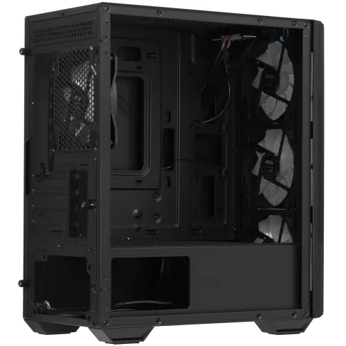 Корпус без блока питания MSI MAG FORGE M100A, Micro-ATX, Mini-ITX черный (306-7G20A21-809) Вент. 4шт Корпус без блока питания MSI MAG FORGE M100A, Micro-ATX, Mini-ITX черный (306-7G20A21-809) Вент. 4шт