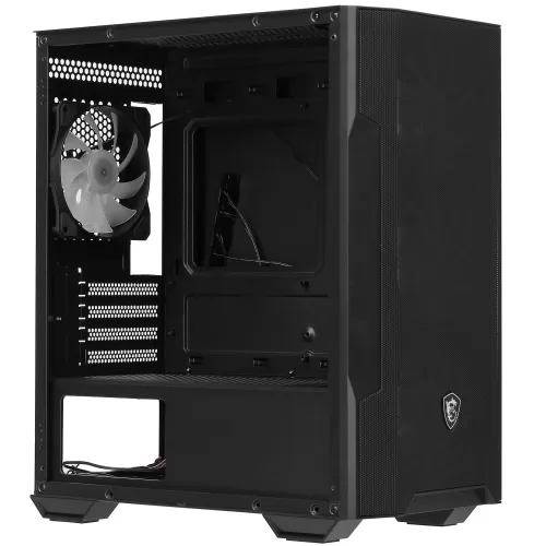 Корпус без блока питания MSI MAG FORGE M100A, Micro-ATX, Mini-ITX черный (306-7G20A21-809) Вент. 4шт Корпус без блока питания MSI MAG FORGE M100A, Micro-ATX, Mini-ITX черный (306-7G20A21-809) Вент. 4шт