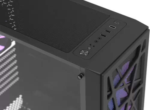 Корпус без блока питания Formula V Mana Black AR черный вентиляторов в комплекте 4шт Корпус без блока питания Formula V Mana Black AR черный вентиляторов в комплекте 4шт