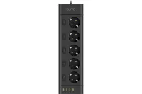 ������� ������ QUMO Power Bar [51559] 5 �������, 3�, 2 USB-A � 1 Type-C ����  2.4A �������� (���� ��