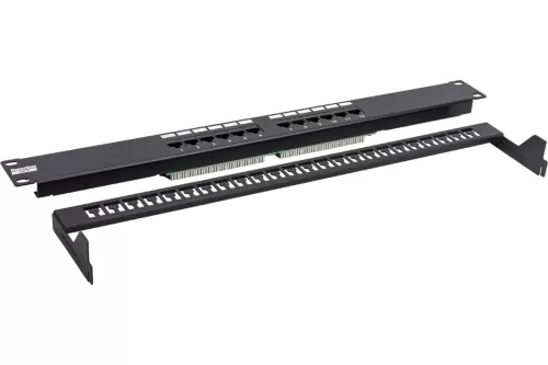 Коммутационная панель Hyperline, PP2-19-12-8P8C-C6-110D Cat. 6, 19