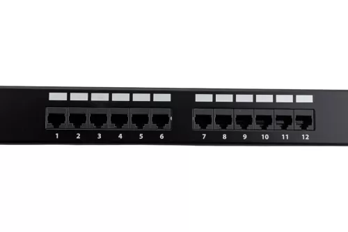 Коммутационная панель Hyperline, PP2-19-12-8P8C-C6-110D Cat. 6, 19 Коммутационная панель Hyperline, PP2-19-12-8P8C-C6-110D Cat. 6, 19