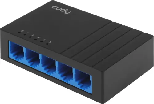 Коммутатор Cudy GS105D неуправляемый, настольный, 100 Мбит/сек, 1000 Мбит/сек, 5 port Коммутатор Cudy GS105D неуправляемый, настольный, 100 Мбит/сек, 1000 Мбит/сек, 5 port