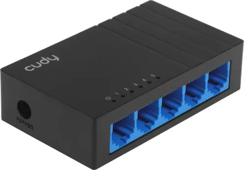 Коммутатор Cudy GS105D неуправляемый, настольный, 100 Мбит/сек, 1000 Мбит/сек, 5 port Коммутатор Cudy GS105D неуправляемый, настольный, 100 Мбит/сек, 1000 Мбит/сек, 5 port