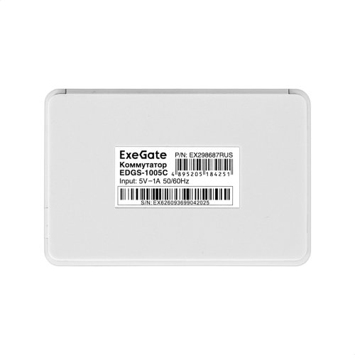 ���������� ������������� ExeGate [EDGS-1005C] 5-�������� ���������� UTP 10/100/1000 Base-T, � ������