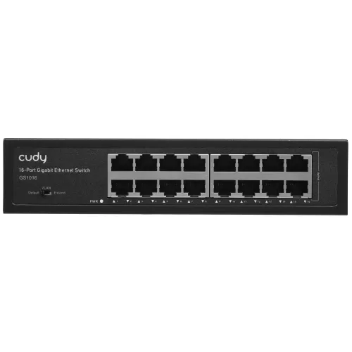 Коммутатор Cudy GS1016 неуправляемый, настольный, 100 Мбит/сек, 1000 Мбит/сек, 16 port Коммутатор Cudy GS1016 неуправляемый, настольный, 100 Мбит/сек, 1000 Мбит/сек, 16 port